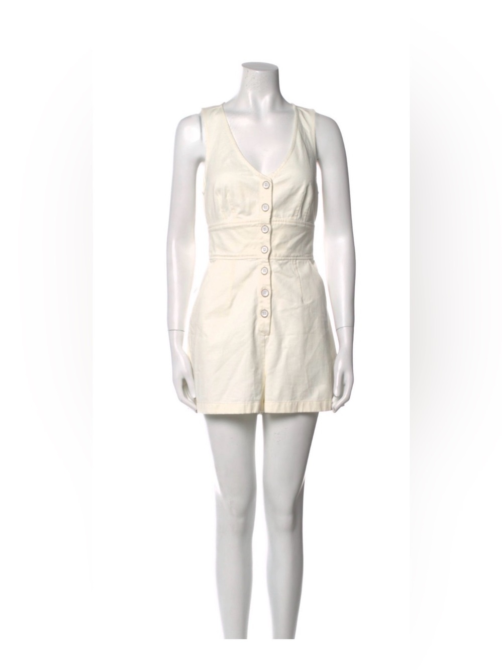 Sleeveless cut-out romper